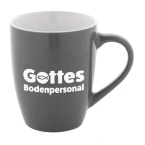 Keramiktasse: Gottes Bodenpersonal