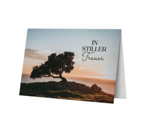 Faltkarte: In stiller Trauer