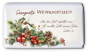 Schokolade: Gesegnete Weihnachtszeit