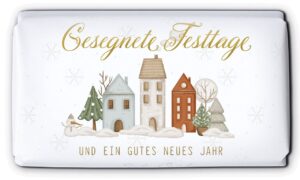 Schokolade:  Gesegnete Festtage