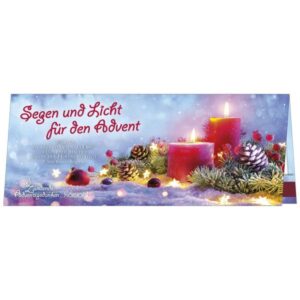 Streichholz-Adventskalender: Segen und Licht