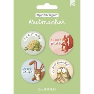 Magnet-Set: Mutmacher (4 Stück)