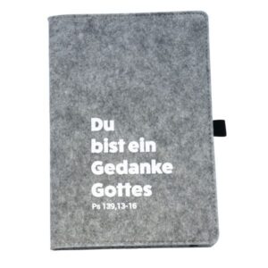 Notizbuch Filz A5 (grau)