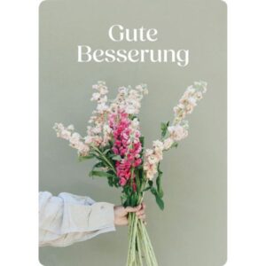 Postkarte: Gute Besserung