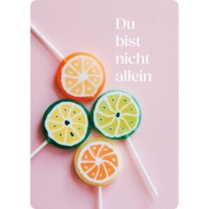 Postkarte: Du bist nicht allein