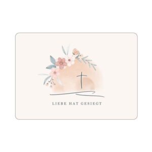Postkarte: Liebe hat gesiegt