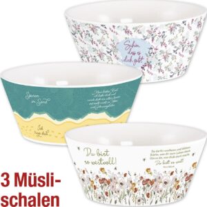Paket: Müslischalen (3 Exemplare)