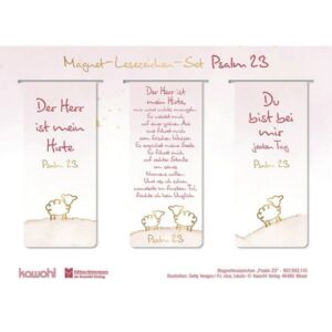 Magnet-Lesezeichen-Set: Psalm 23