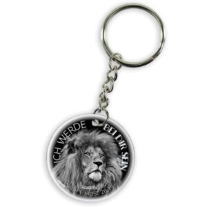 Schlüsselanhänger Edelstahl: Ich werde bei dir sein