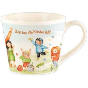 Kindertasse: Gott hat alle Kinder lieb