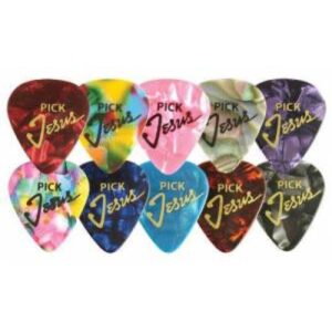 Plektrum Gitarre: Pick Jesus (1 Stück)