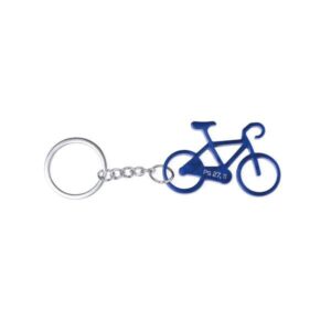 Schlüsselanhänger: Fahrrad (blau)