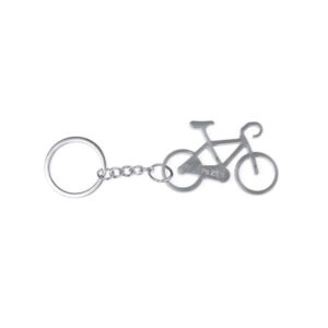 Schlüsselanhänger: Fahrrad (silber)