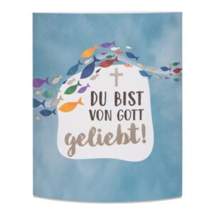 LED-Papierleuchte: Du bist von Gott geliebt!