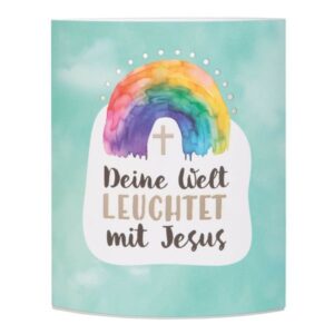 LED-Papierleuchte: Deine Welt leuchtet mit Jesus!