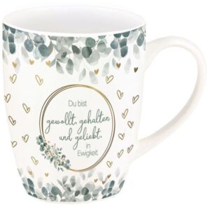 Tasse: Du bist gewollt, gehalten (Gold-Edition)