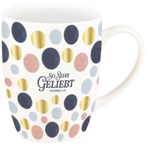 Tasse: So sehr geliebt (Gold-Edition)