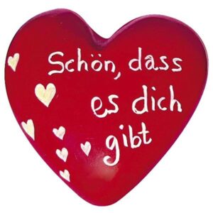 Handschmeichler-Herz: Schön, dass es dich gibt