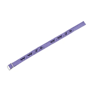 Armband: WWJD (gewebt, flieder)