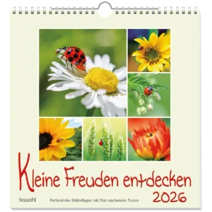 Wandkalender: Kleine Freuden entdecken 2026