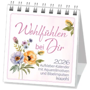 Aufkleber-Kalender: Wohlfühlen bei Dir 2026