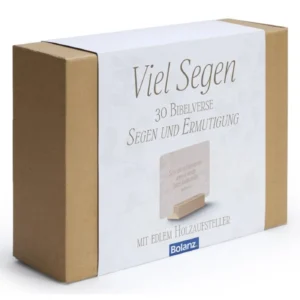 Minikarten-Box: Viel Segen (30 Bibelverse)