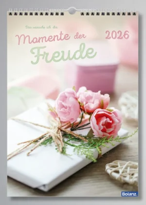 Poster-Terminkalender: Momente der Freude 2026
