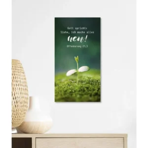 Metallschild "Pflanze" Jahreslosung 2026