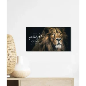 Metallschild "Löwe"