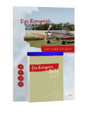 Abreisskalender mit Rückwand: Der Kompass 2026