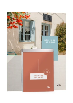 Abreißkalender: Der Herr ist nahe 2026 (mit Rückwand)