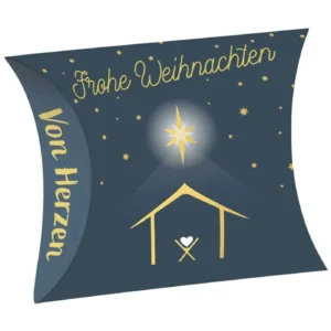 Schafmilchseife Herz: Frohe Weihnachten