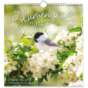 Wandkalender: Blumengrüsse 2026