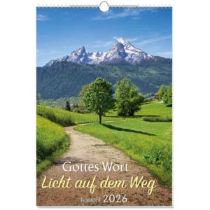 Wandkalender: Gottes Wort - Licht auf dem Weg 2026