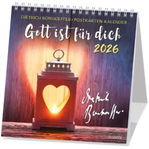 Postkartenkalender: Gott ist für dich 2026