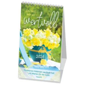 Postkartenkalender: Du bist mir so wertvoll 2026