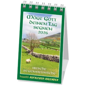 Aufkleberkalender: Möge Gott deinen Tag segnen 2026
