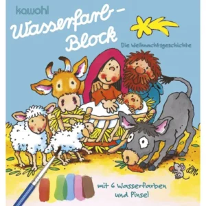 Wasserfarbblock "Die Weihnachtsgeschichte"