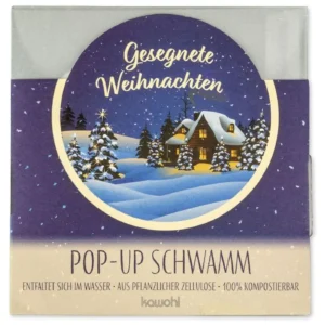 Pop-up Schwamm: Gesegnete Weihnachten