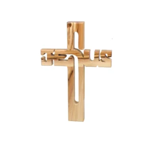 Holzkreuz: Jesus (Olivenholz)
