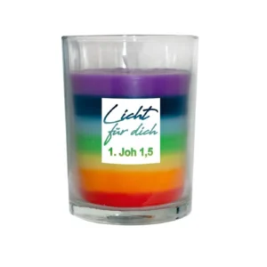 Duftkerze Regenbogen: Licht für dich 1. Joh 1,5