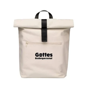 Rucksack Rolltop "Gottes Bodenpersonal"