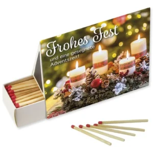 Zünd-Haus-Schachtel: Frohes Fest und eine gesegnete Adventszeit