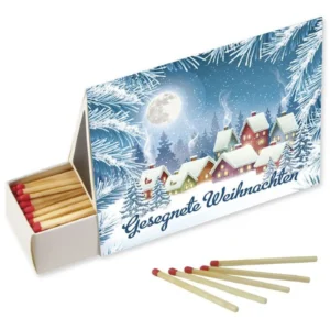 Zünd-Haus-Schachtel: Gesegnete Weihnachten