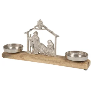 Kerzenhalter: Krippe