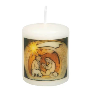 Tischkerze: Heilige Familie