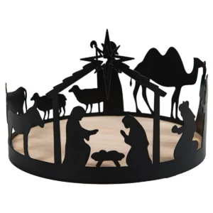 Deko-Tablett: Krippe
