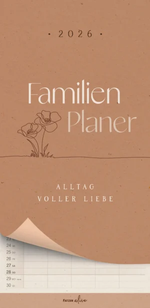 Familien-Wandplaner: Alltag voller Liebe 2026