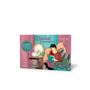 Postkartenbuch: Katja Hogh - Leselust & Katzenglück