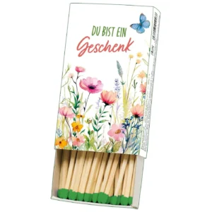 Zündholzbox - Du bist ein Geschenk